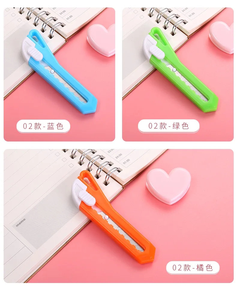 Bo fu Mini Knife for Student Small Cute Portable Knife Paper Cutter Children Safe Small Box Opener