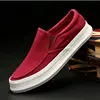 summer canvas men breathable casual driving shoes men's flat loafers Driving Lazy  slip on  Canvas shoes  A11-63 ► Photo 3/6