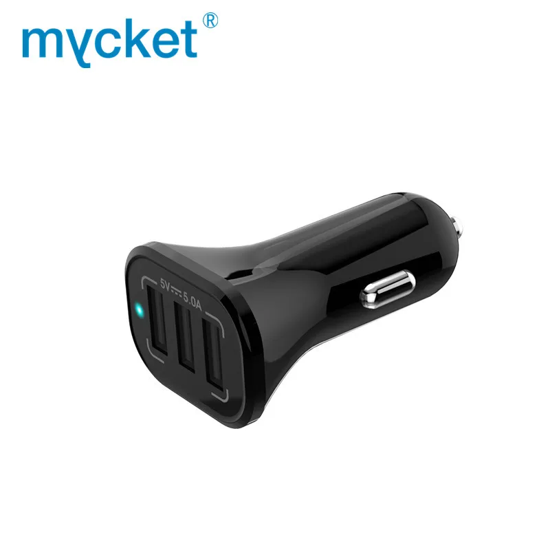 MYCKET 3 USB Автомобильное зарядное устройство Универсальный мини разъем для