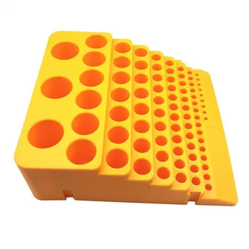 

Space saving Collet Storage Box Thick Tool Accessories Yellow Plastic Tray