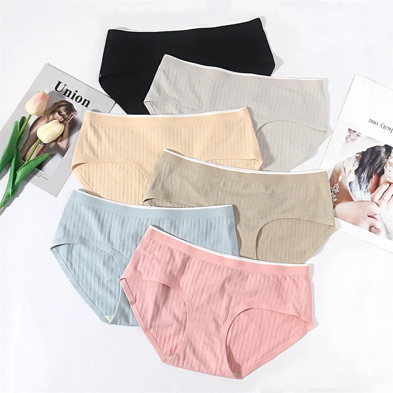 CMENIN 3Pcs/lot Sexy cotton Panties for Women Panties Solid Seamless Girls Briefs Breathable Lingerie Ladies Underpants P0121