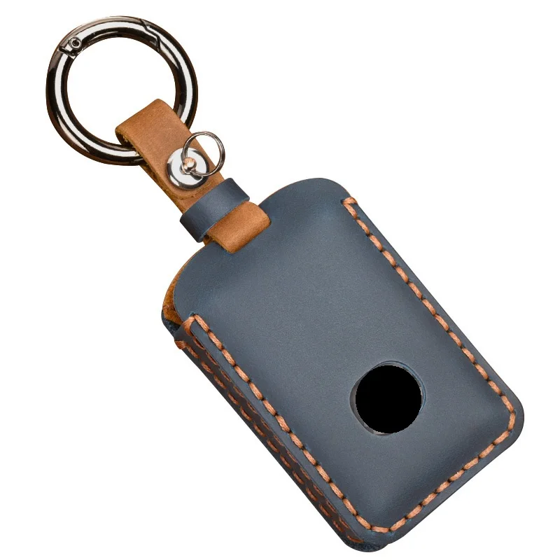Custodia Portachiavi Fatta A Mano In Vera Pelle Per Mazda 3 Alexa Cx4 Cx5 Cx8 2019 2020 Chiave Per Auto Remota Intelligente A 3 Pulsanti