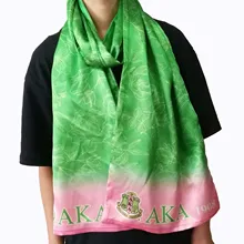 Шарф Alpha Kap Alpha Sorority Pink Ivy AKA