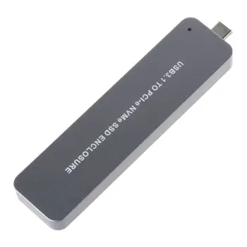 

Enclosure HDD Case M.2 PCIE NVMe SSD to USB 3.1 Type-C Converter HDD Box Adapter Enclosure Case For M Key M2 SSD Hard Drive