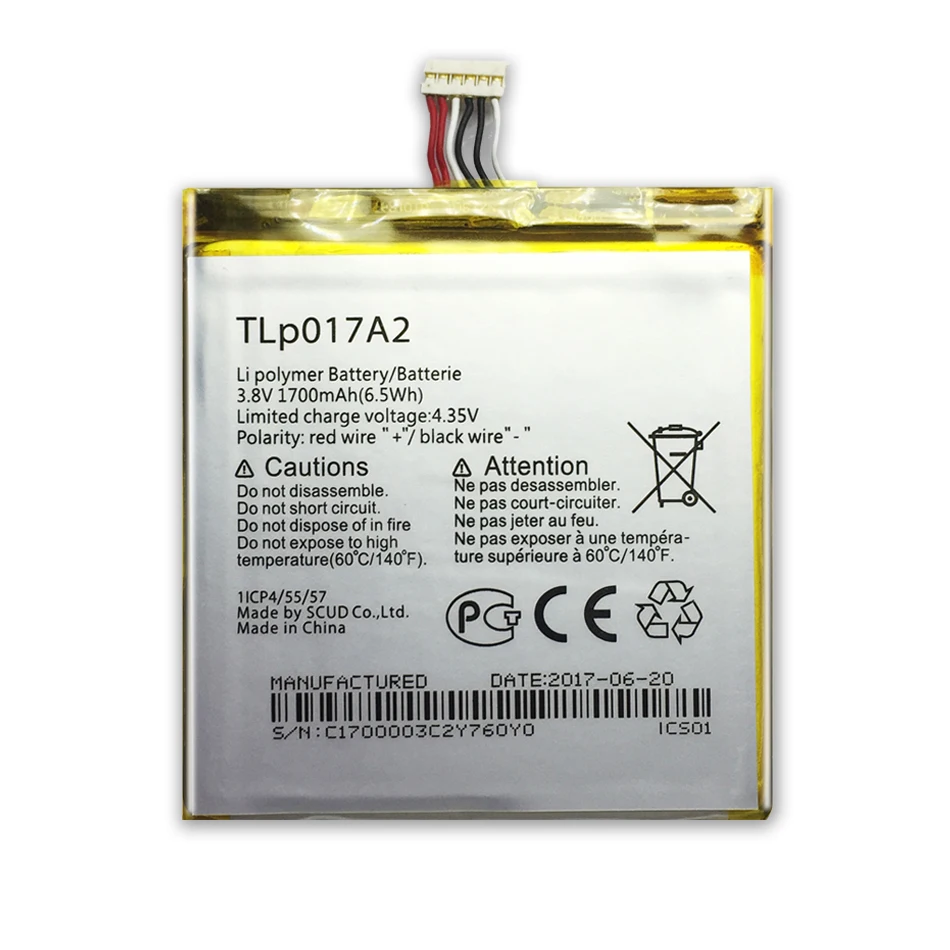 Высокое качество TLp017A1 TLp017A2 батарея для Alcatel Onetouch Idol 2 Mini L OT 6016A 6016D 6016X 6014X