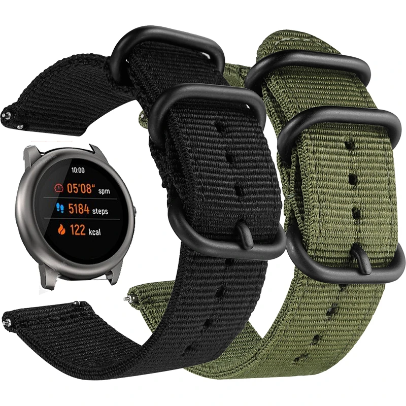 Nylon Sport Strap For Haylou Solar Ls05 Smart Watch Wrist Bracelet  Breathable Strap For Xiaomi Watch Color Watchband - Watchbands - AliExpress