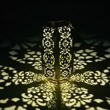 Фонари для сада на солнечных батарейках атмосферный Светильник Настольный светильник металлический водонепроницаемый открытый газон сад пейзаж светильник светодиодный Декор лампа