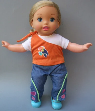 14 дюймов 35 см Reborn Baby Doll Одежда Платье Набор для baby doll костюм наряд - Цвет: D