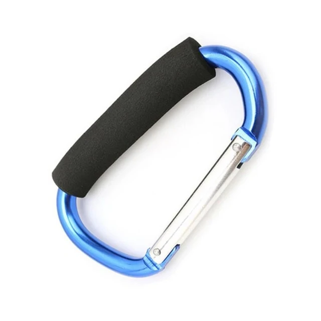 1Dc Túlméretes Horog Karabiner Bevásárló Kampó Szivacs Biztonsági Egyenlege Kültéri Kemping Túrázás Nagy 135 Mm*9 Mm - Image 5