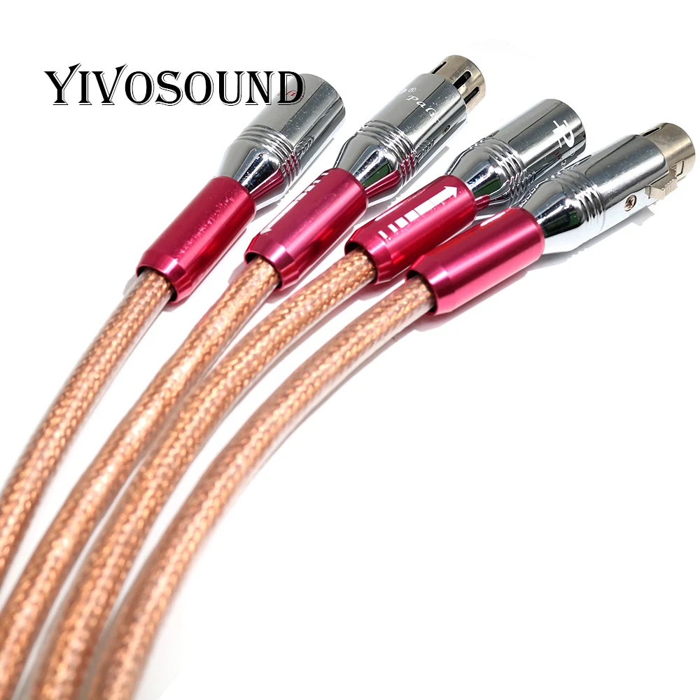 

Hi-end OEM OCC copper audio xlr cable Famale to Male shield signal line