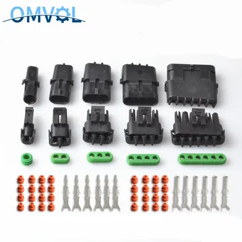

1Set 1P 2P 3P 4P 6P waterproof electrical 2.5 wire connector for car