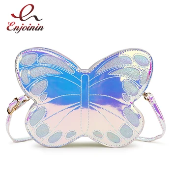 

Cute Reflective Laser Butterfly Design Fashion Girl's Handbag Shoulder Bag Tote Bag Crossbody Bag Women Casual Clutch Bag Bolsa