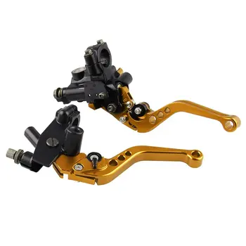 

2pcs Alloy Motorcycle Brake Handle CNC Motorcycle Clutch Brake Lever Handle High Quality Fit for Motorbike Modification