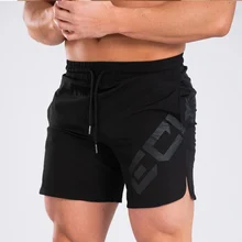 Новые мужские шорты для фитнеса бодибилдинга мужские летние спортивные залы тренировка быстросохнущая Спортивная одежда для бега пляжные мужские шорты