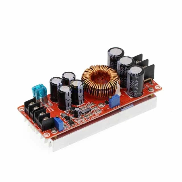 

A6-- 1200W High Power DC-DC Converter Boost Step-up Power Supply Module 20A IN 8-60V OUT 12-80V Adjustable