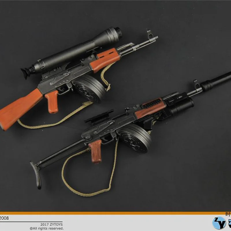 

1/6 Soldier fixed support/folding support AK47 multi-accessory plastic model can be used for 12-inch soldier weapon accessories