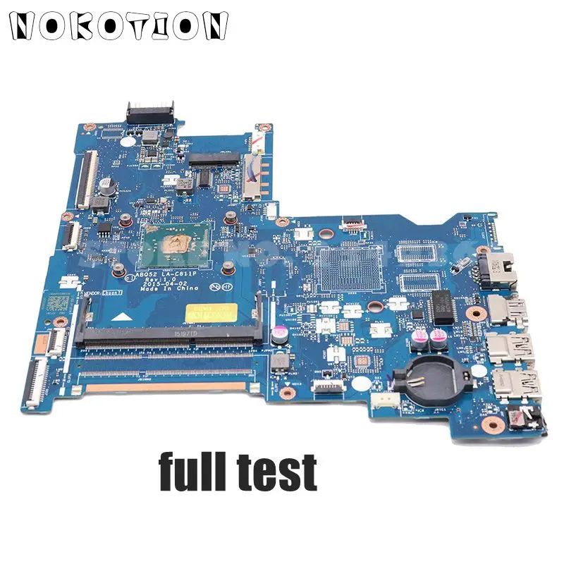 NOKOTION 815248-501 815248-001 ABQ52 LA-C811P материнская плата для ноутбука HP 15-AC основная плата DDR3 с процессором на борту