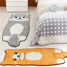 Скандинавский стиль животных моделирование дома Спальня прикроватный коврик гостиная диван без волос длинный нескользящий коврик Домашний Коврик для пола детская комната