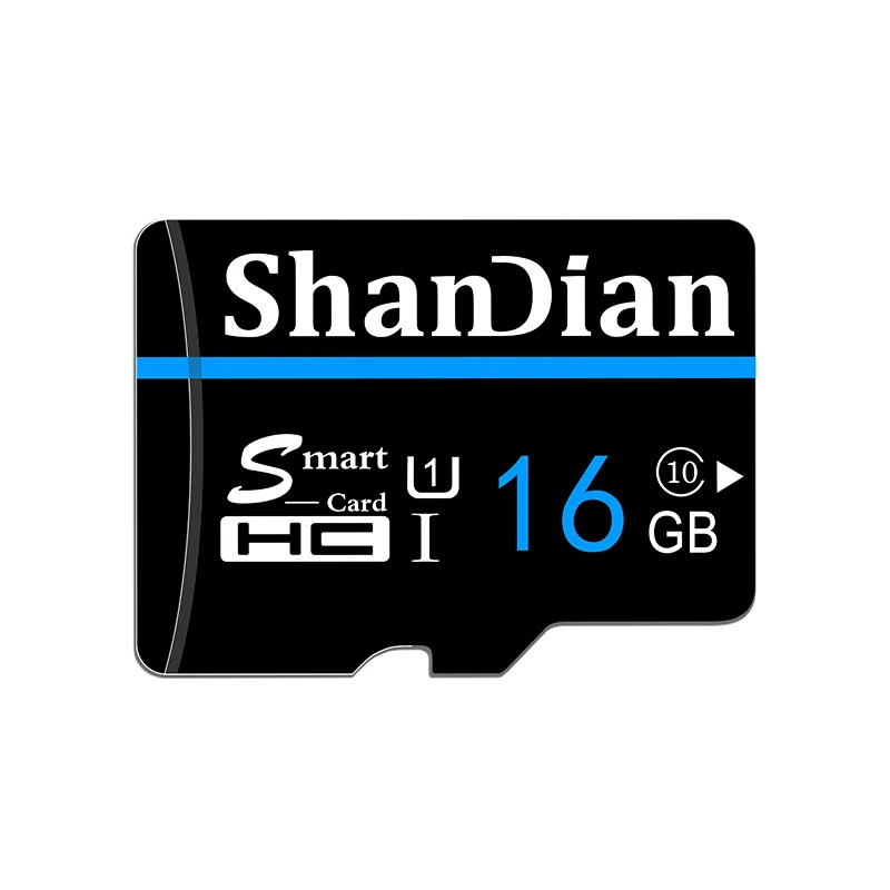 B ShanDian, карта памяти, смарт, sd карта, 32 ГБ, класс 10, 32 ГБ, 64 ГБ, 16 ГБ, 8 ГБ, tf карта, Smartsd, флеш-накопитель, диск памяти для смартфона - Емкость: B