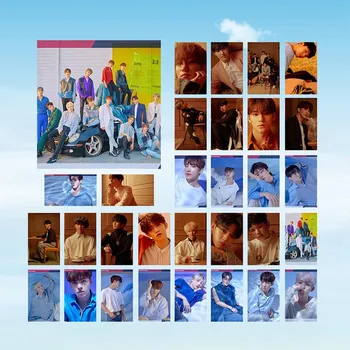 

30Pcs/set Kpop SEVENTEEN Lomo Cards Postcards Decoration Self Made Photo Cards Decoration Supplies