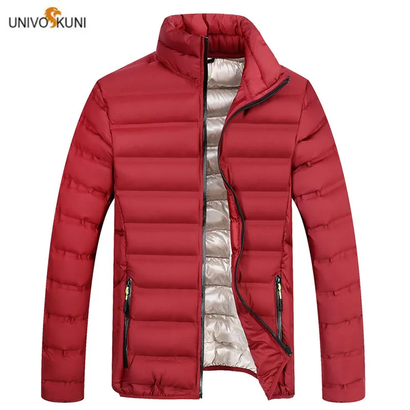 UNIVOS KUNI 2019 мужское хлопковое пальто куртка для мужчин зимняя Casaco Masculino парка