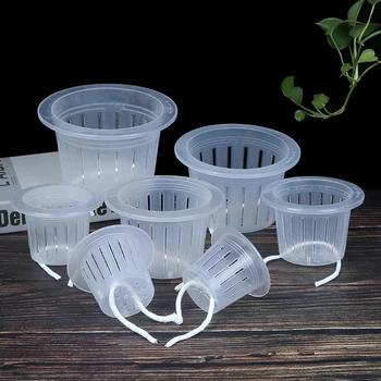 

5Pcs Hydroponic Colonization Mesh Pot Net Cup Basket Hydroponic Planting Accessories