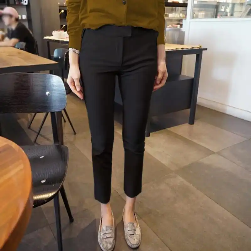 ladies slim fit trousers