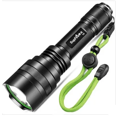 

Strong Light Flashlight Rechargeable Small Portable Super Bright LED Outdoor Long Shot Black Linterna Household Products EB50SD