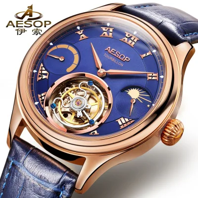 Топ бренд механические тourbillon часы для движения Роскошные Бизнес Высокое качество Ретро Классический тренд Креативные мужские часы ядро