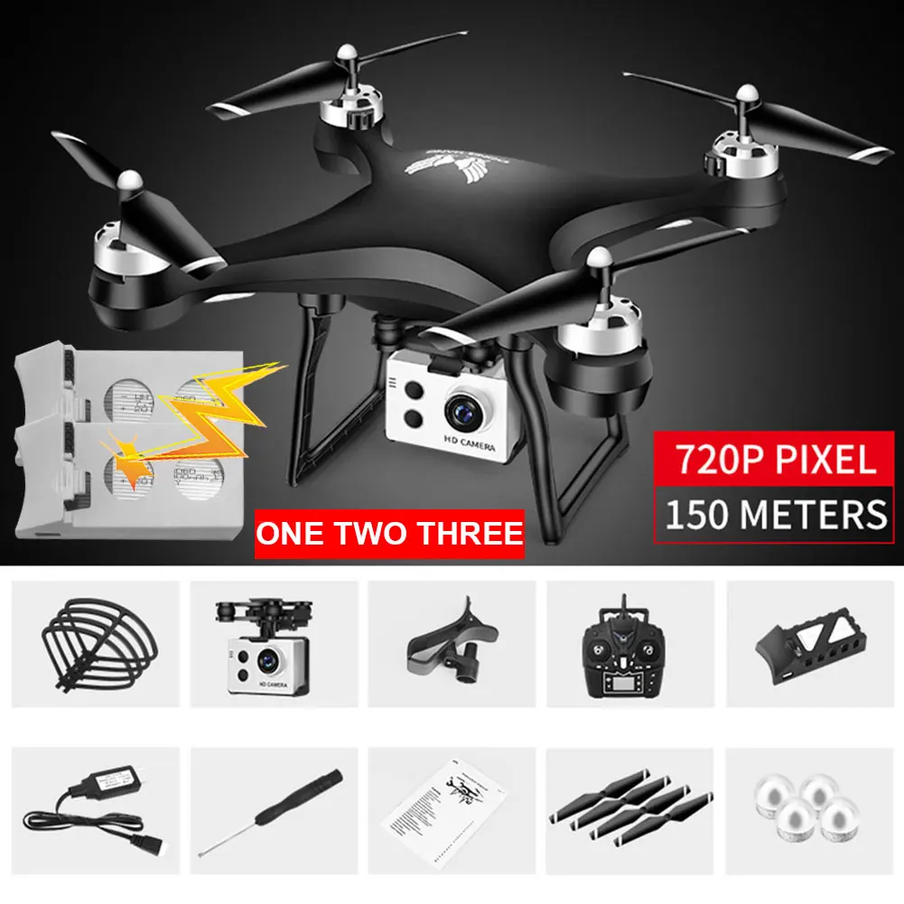 

RC Helicopter Dual GPS WIFI Automatic Return Drone Toys Quadcopter Plastic Electric Camera App Map Pointing Smart Follow Kids