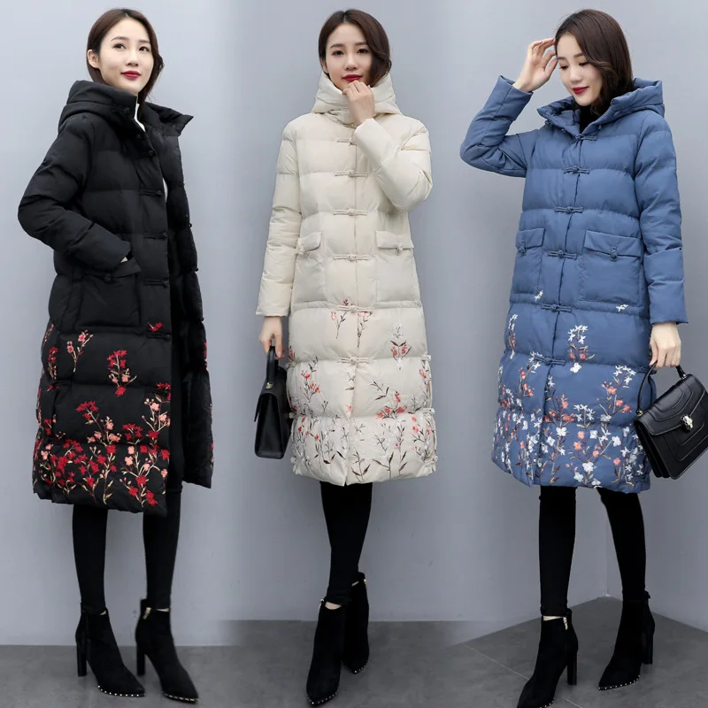 

2019 Autumn And Winter Women's Comfortable Warm Casual Cotton-padded Clothes Cotton Coat