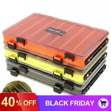 Двусторонняя утолщенная 14 отсеков Коробка для приманки для ловли кальмаров для креветок приманка гольян чехол для хранения