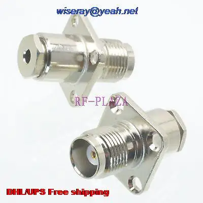 

DHL/EMS 200pcs Connector TNC female plug Flange clamp RG174 RG316 LMR100 cable Straight -A3