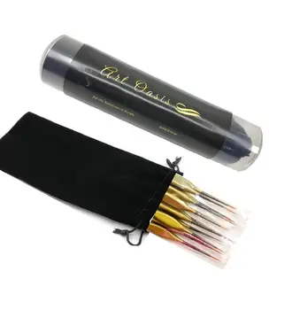 

12 Tripod Gold Nylon Capillary Tracing Pens Drawing Tools