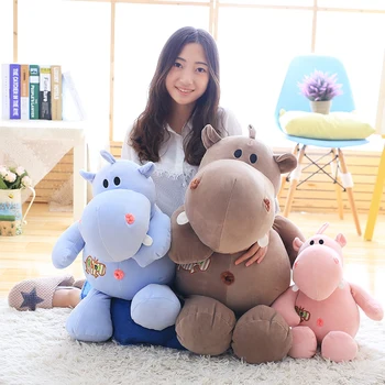 

Net red to accompany you to sleep down cotton soft hippo doll cute girl heart doll baby soothing toy princess hold sleeping long