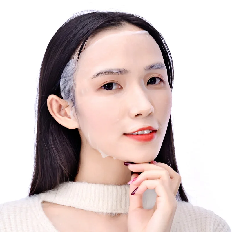 10Pcs Skin Care Face Mask Blueberry Hydrating Silk Facial Mask Moisturizing Skin Care Brighten Skin Colour 4