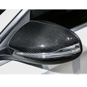 

Real Carbon Replacement Style Mirror Cap Cover For Mercedes W205 W213 W238 W222 W253 C253 Gloss Black CF Riew Car Covers Light