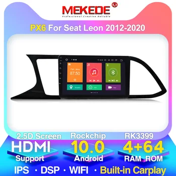 

MEKEDE Android 10 DSP 4G+64G for Seat Leon MK3 2012 2013 2014 2015 2016-2018 Car Multimedia Player Radio GPS DVD carplay FM RDS