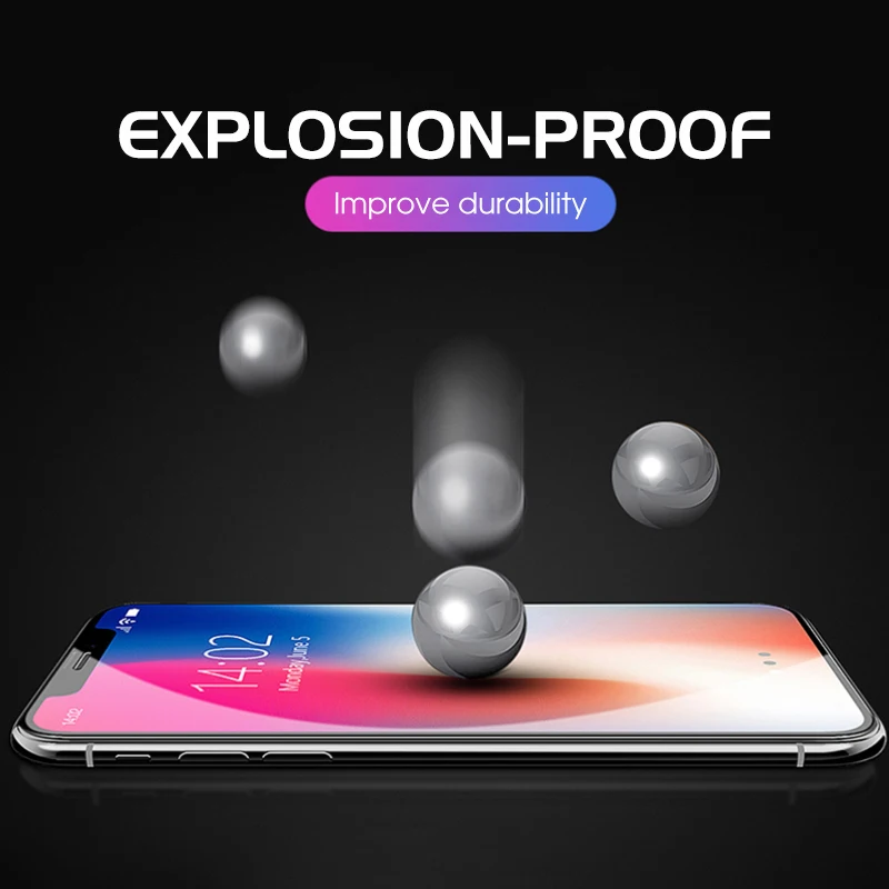 NORTHFIRE Экран защитная пленка 9H закаленное Стекло для iPhone 11 Pro Max/11 Pro XR X XS Max 6/6 S/7/8 Plus Передняя защитная Стекло пленка