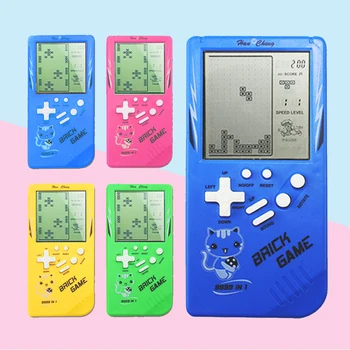 

Game Kids Big Screen Classic Handheld Machine Game toys Brick children Tetris Machine for 26 Games tetris M4