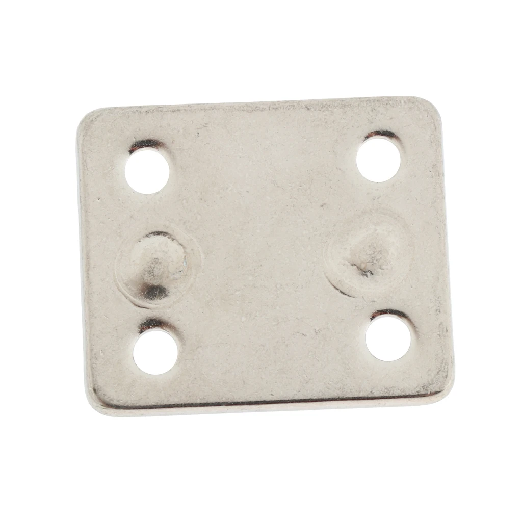 Stainless Steel Square Pad Eyes Plate Marine Hardware Staple Hook Loop 5mm