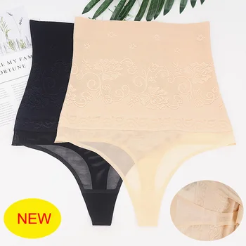 

Woman Body Shaper Bodysuit Shaperwear for Women High Waist Panties Thongs Lace Slimming Tummy Under Wear Underwear Trainer