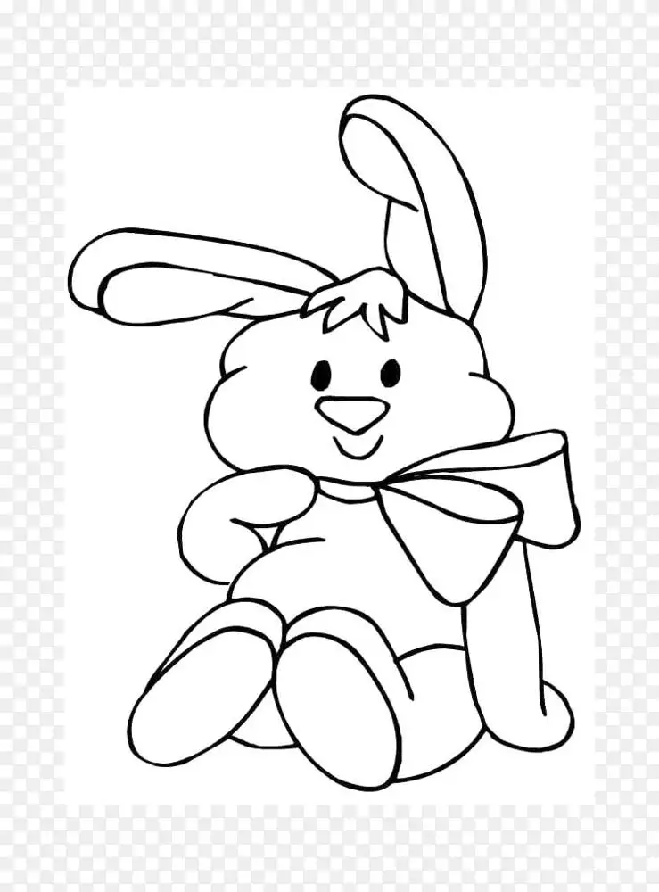复活节兔子彼得兔子着色书夹艺术.可打印的昆虫图片
