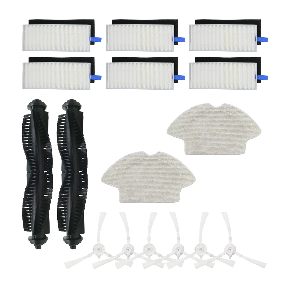 For 360 S6 Sweeping Robot Brushes Side/Roll Brushes Filters Set Accessories For 360 S6 Sweeping Robot Brushes Side/Roll Brushes Filters Set Accessories