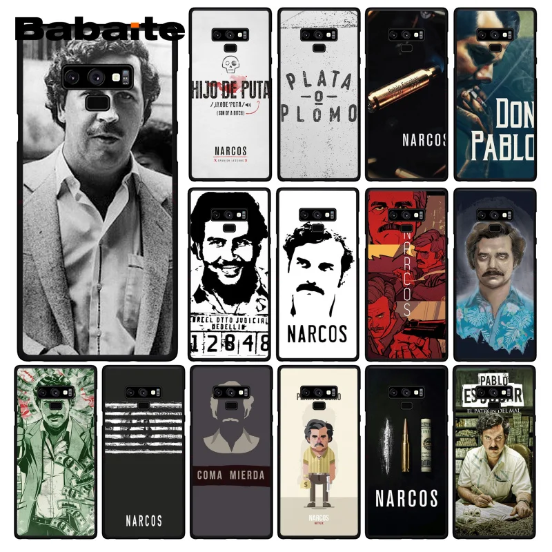 

Babaite Narcos TV series Pablo escobar Phone Case For Samsung Galaxy A50 S10 Plus Note9 Note8 7 10 Pro