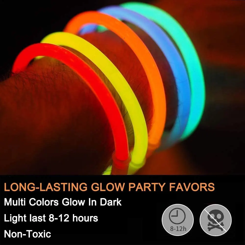 10pcs Large Glow Sticks 35cm Fluorescence Light Glow In The Dark Neon  Luminous Stick Wedding Birthday Party Concert Props Decor - AliExpress