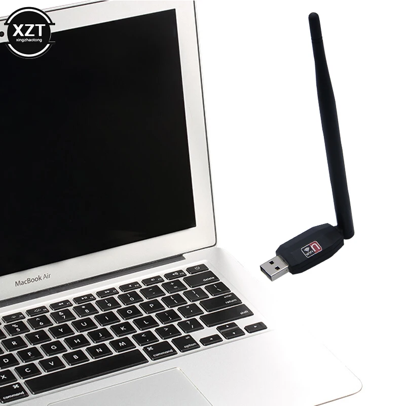 150 Мбит/с беспроводной USB WiFi адаптер MT7601 5DBI Wi-Fi приемник сетевой карты ключ 2,4G для ПК ноутбук