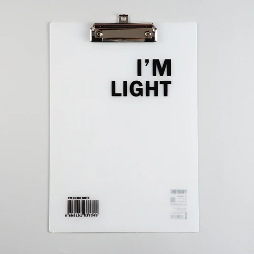 LIGHT ROWBOE милые канцелярские принадлежности A4 папка многофункциональный обучения половина Радуга двойного назначения pad Доска зажим для меню kawaii канцелярские принадлежности - Цвет: LIGHT