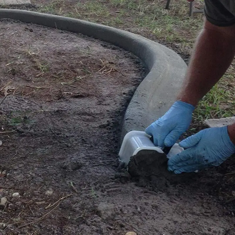 Multiuso diy paisagem concreto espátula com alça
