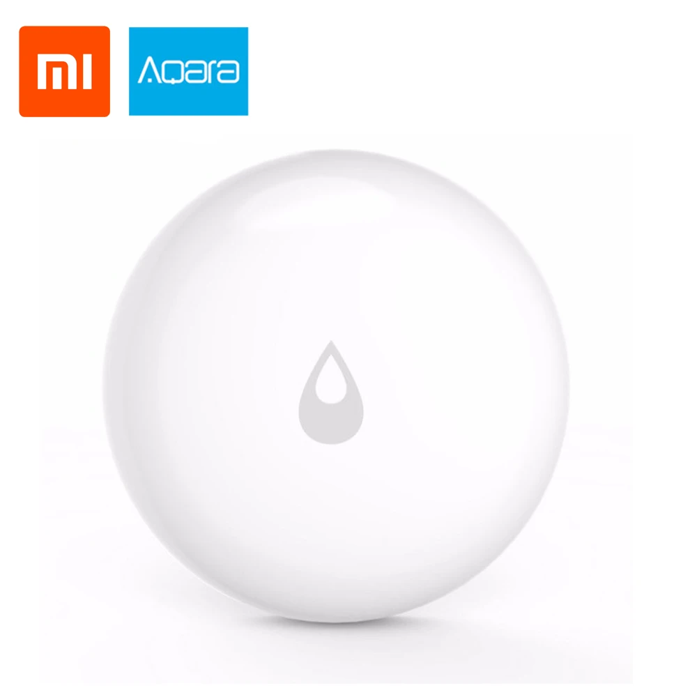 Original Xiaomi Aqara Hub work with Smart Curtain Motor Wifi Light Switch control Automation for Apple Homekit Mi Home APP - Цвет: Water Leak Sensor